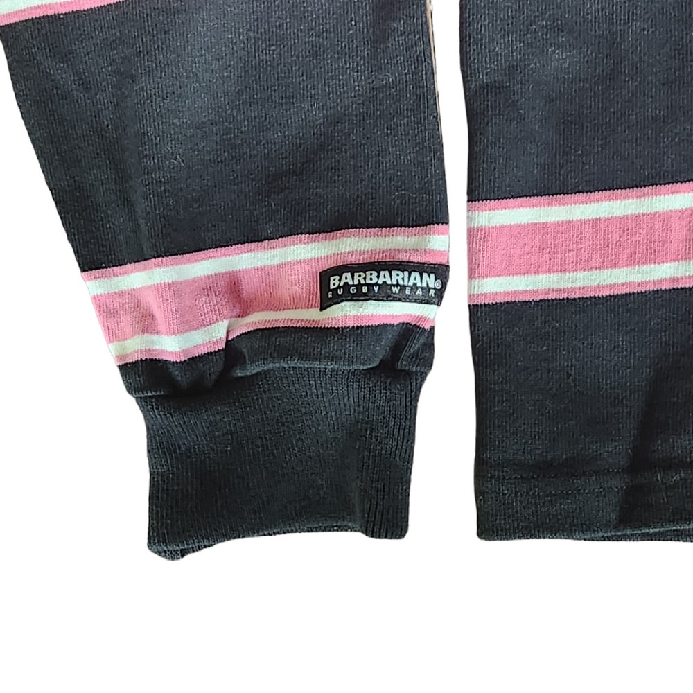 Barbarian Rugby Wear Mens Striped Hoodie Varsity Size S - Picture 5 of 6